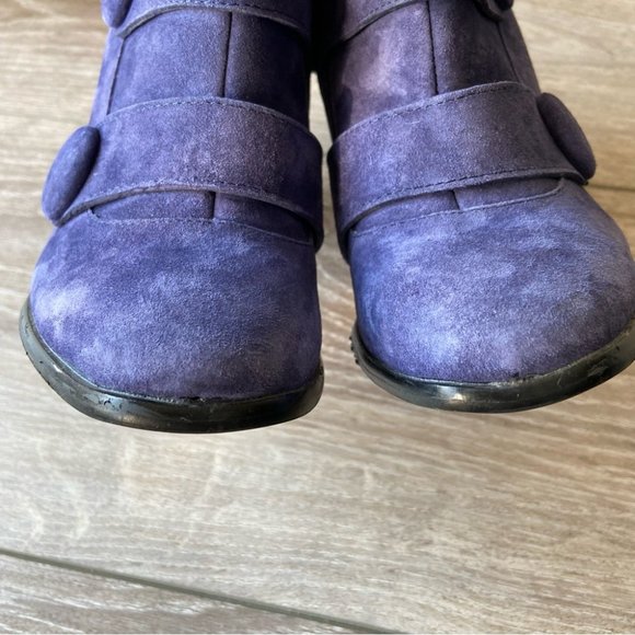 Hush Puppies Waterproof Genuine Suede Leather Sofia Ankle Boots - Picture 6 of 15